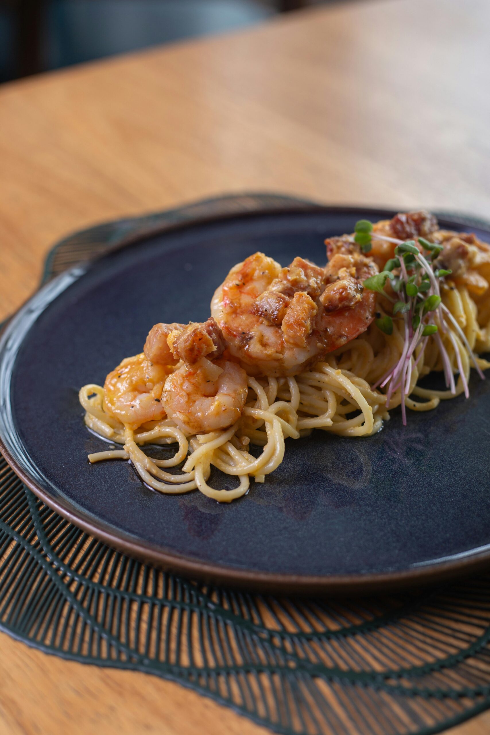 garlic butter shrimp pasta